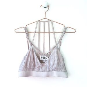 Sabo Skirt Australian Boutique Gray Strappy Bralette